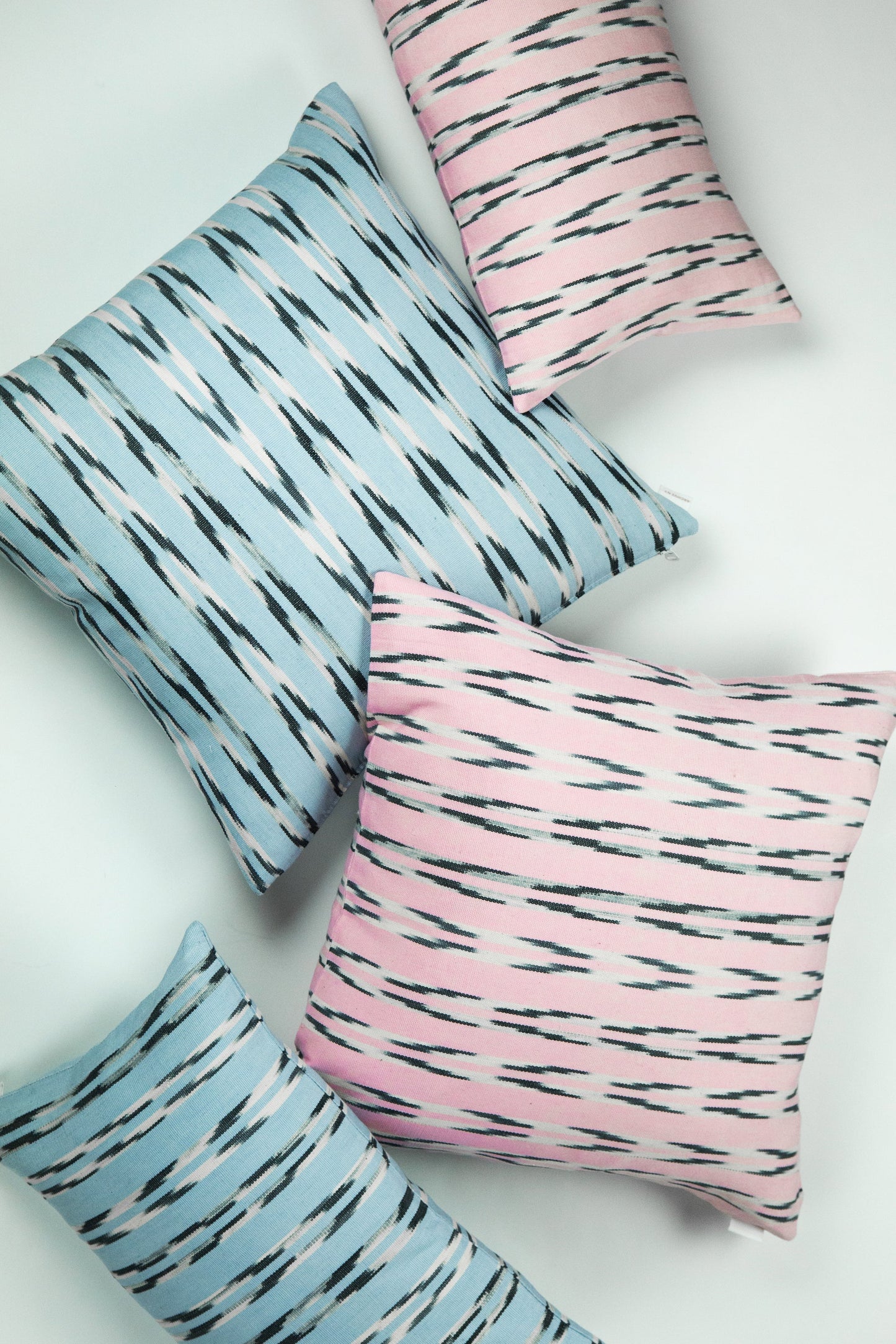 Xela Light Blue Jaspe Pillow