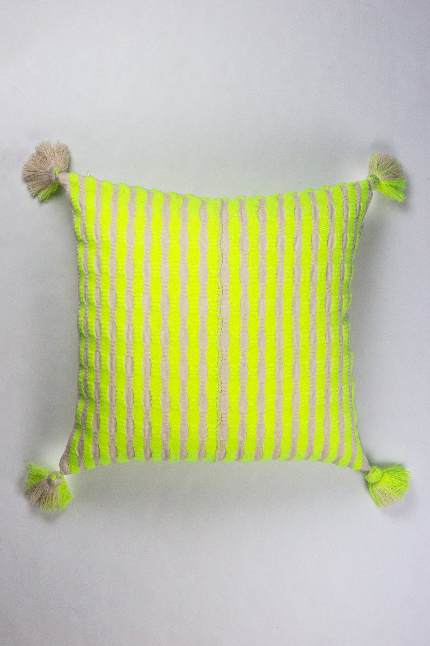 Antigua Pillow - Neon Yellow