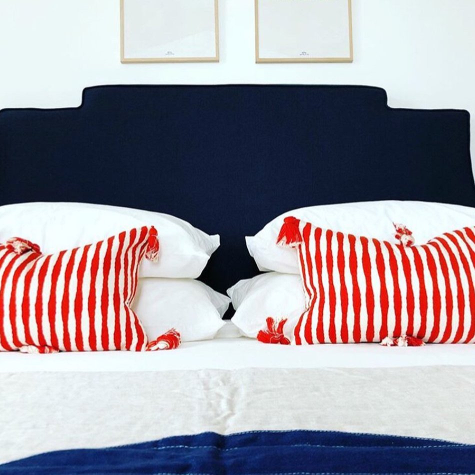 Antigua Pillow - Tomato Red