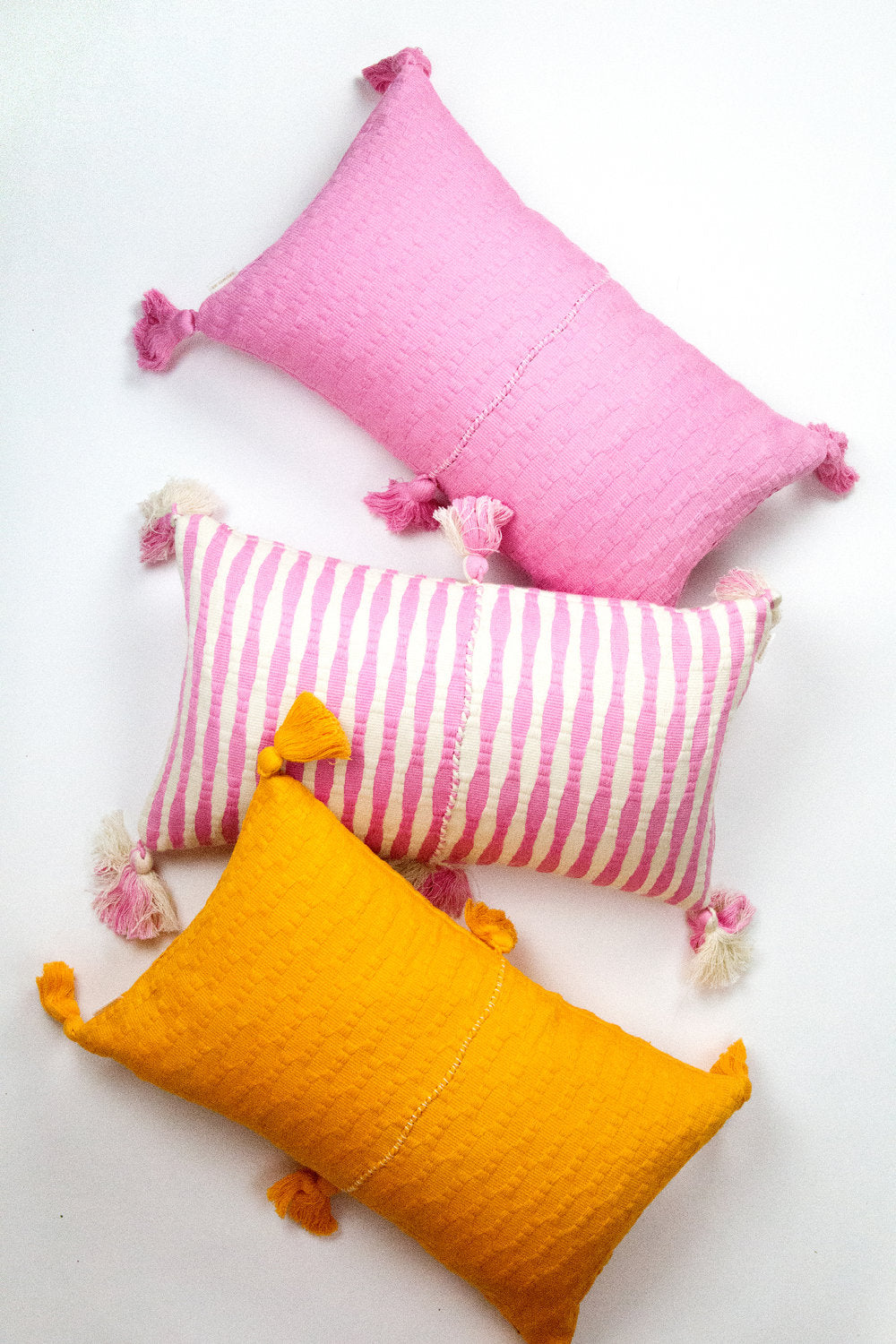 Antigua Pillow - Bubblegum Pink Solid