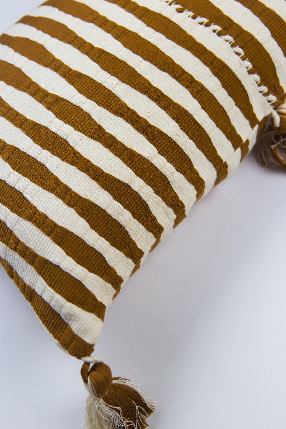 Antigua Pillow - Umber Stripe