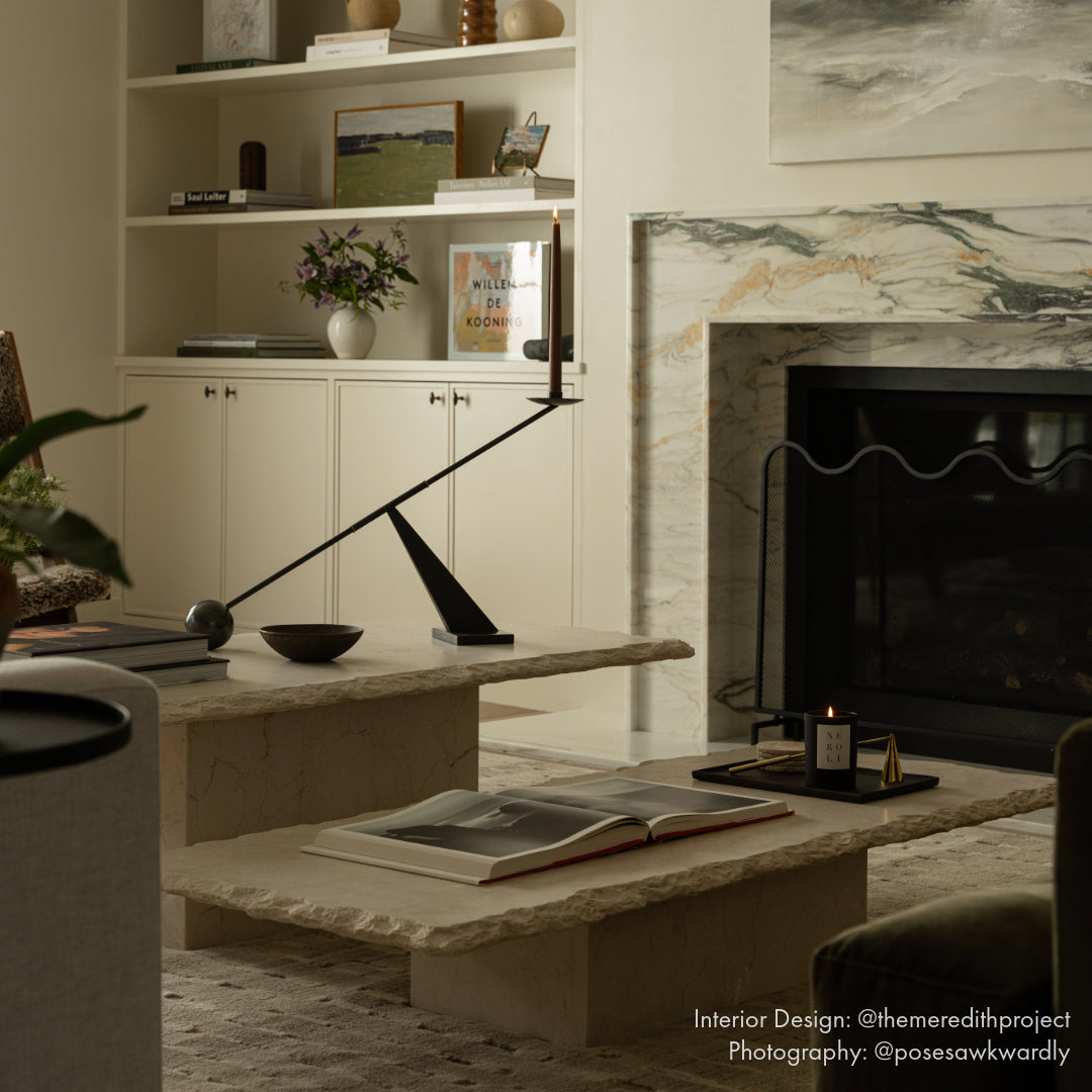 Sofita Marble Coffee Table - Low