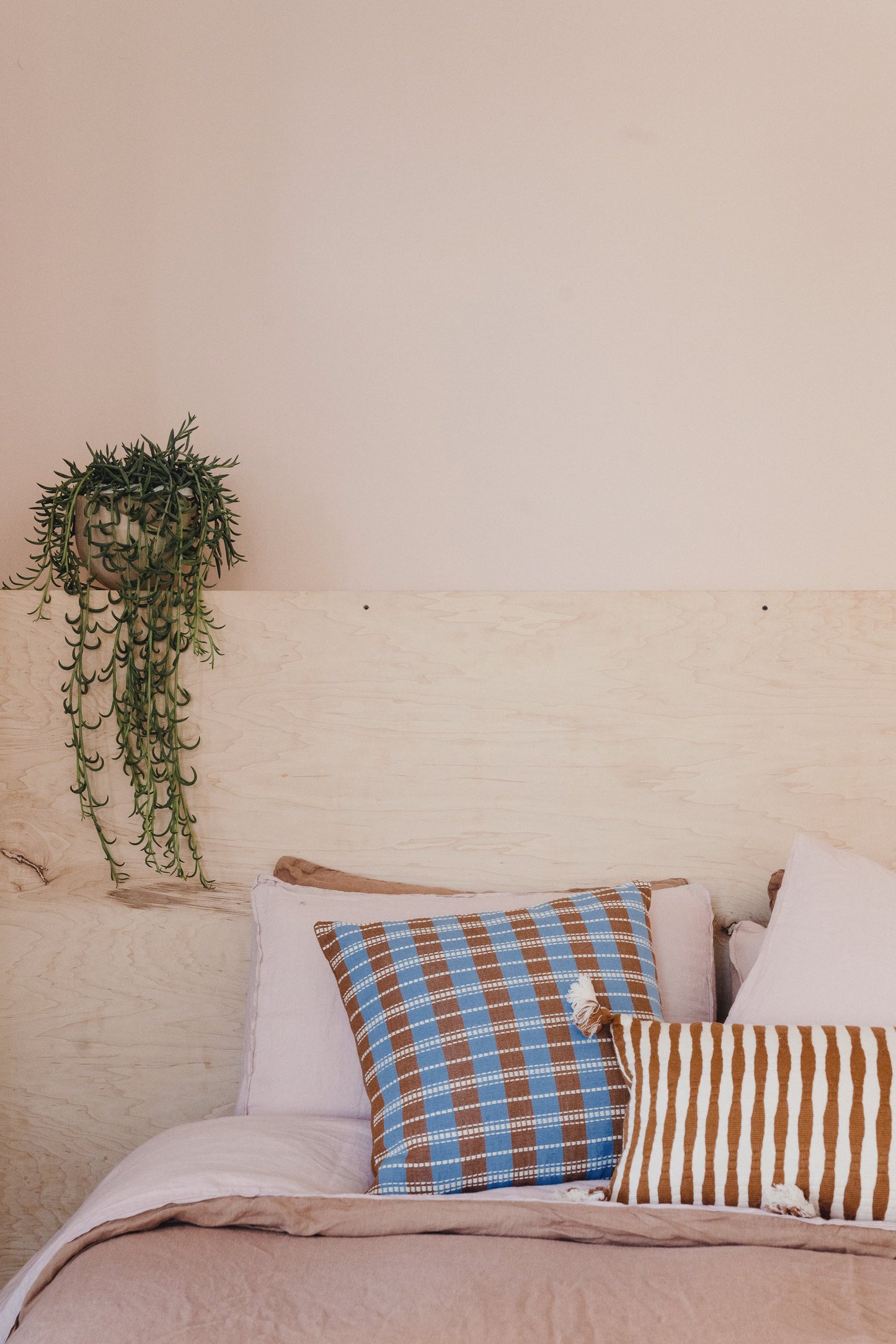 Antigua Pillow - Umber Stripe