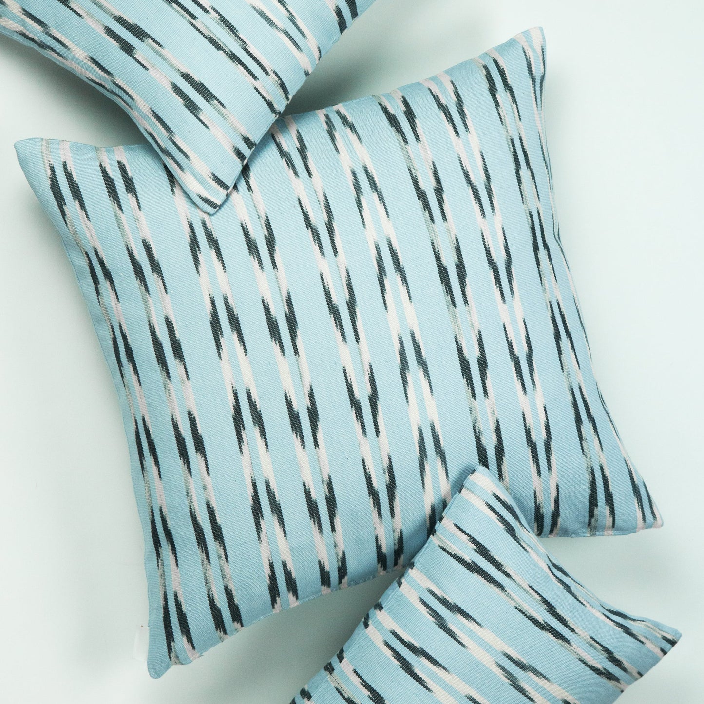 Xela Light Blue Jaspe Pillow