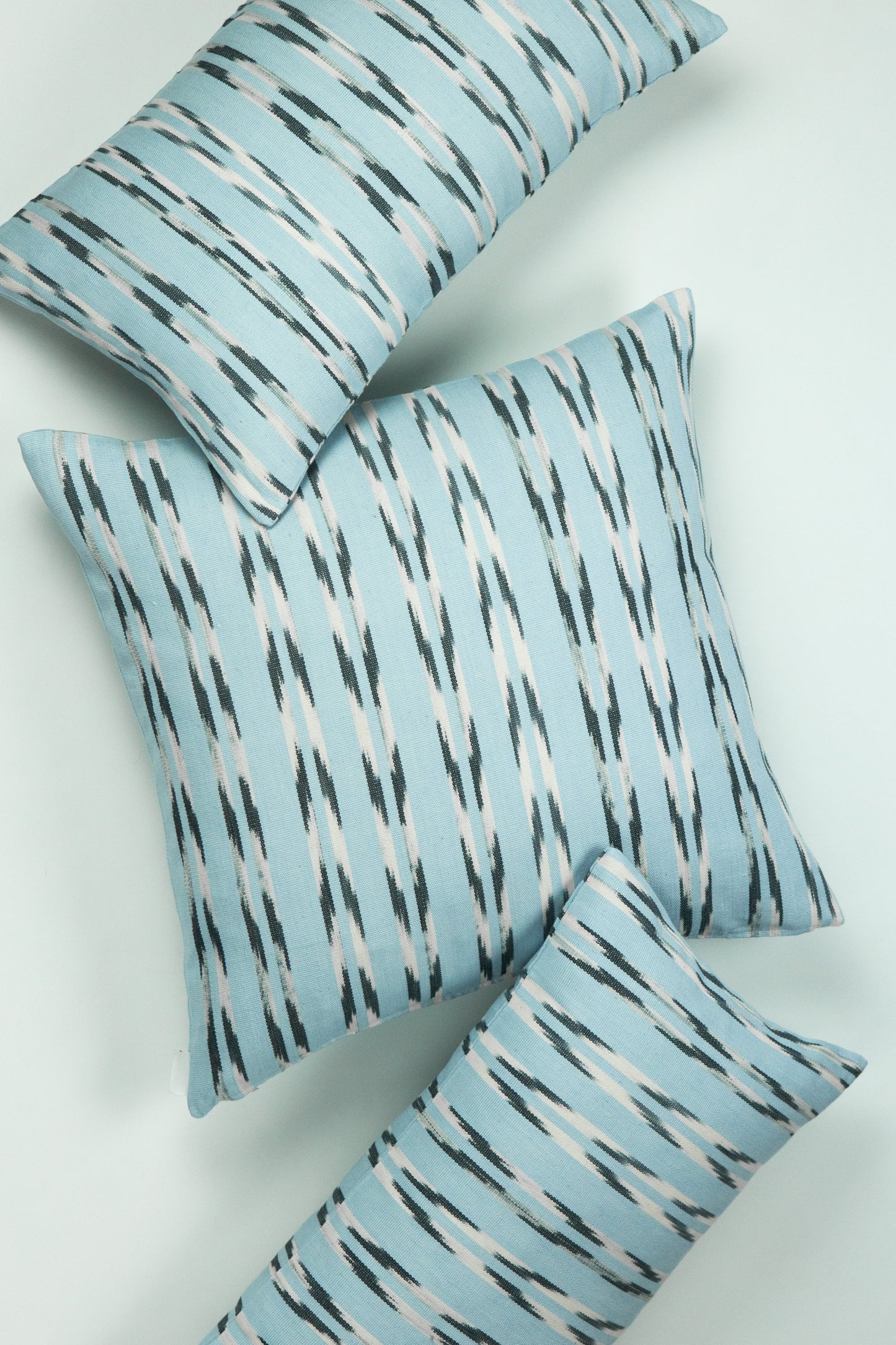 Xela Light Blue Jaspe Pillow
