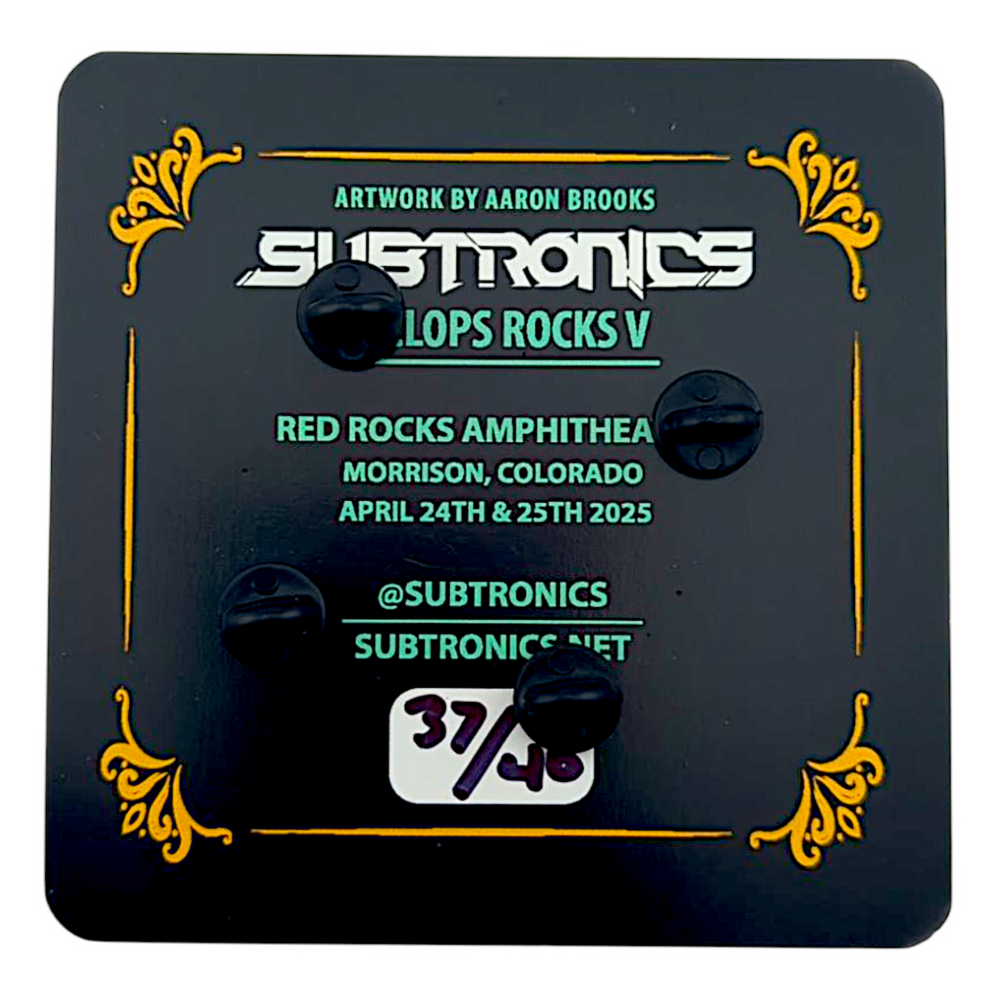Aaron Brooks x Ground Score "Cyclops Rocks V" Pin - LE 40