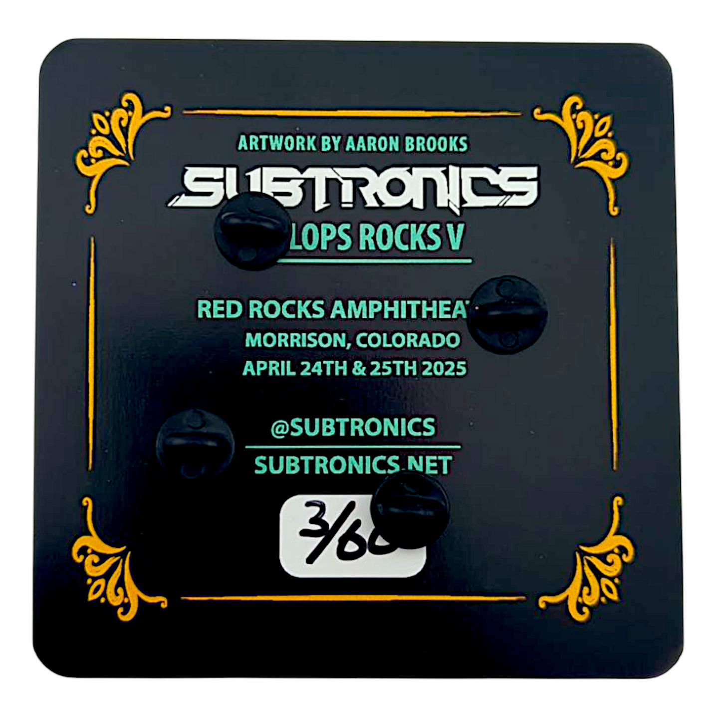 Aaron Brooks x Ground Score "Cyclops Rocks V" Pin - LE 60