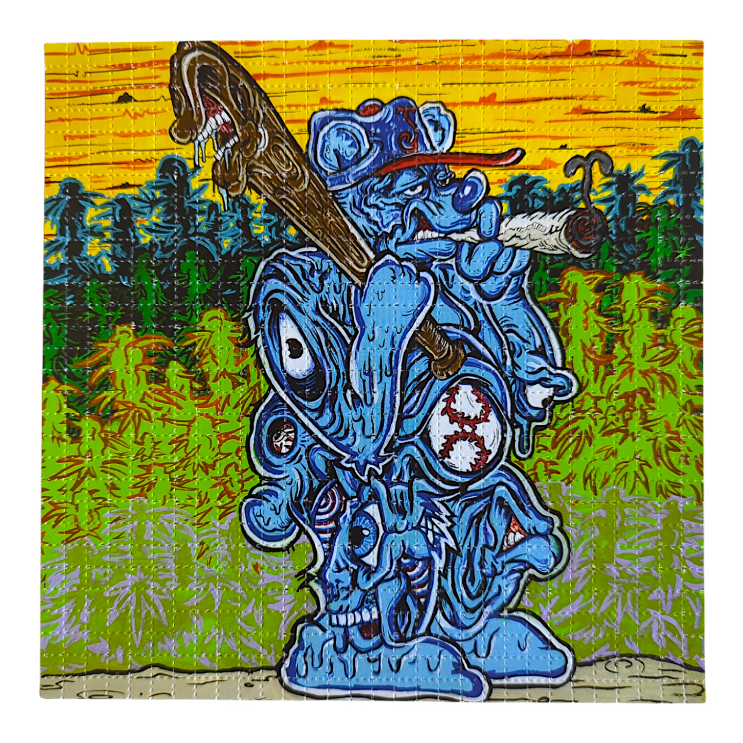 Aaron Brooks x Vincent Gordon (Melty Bros) "Cubbie Bear" Blotter Print