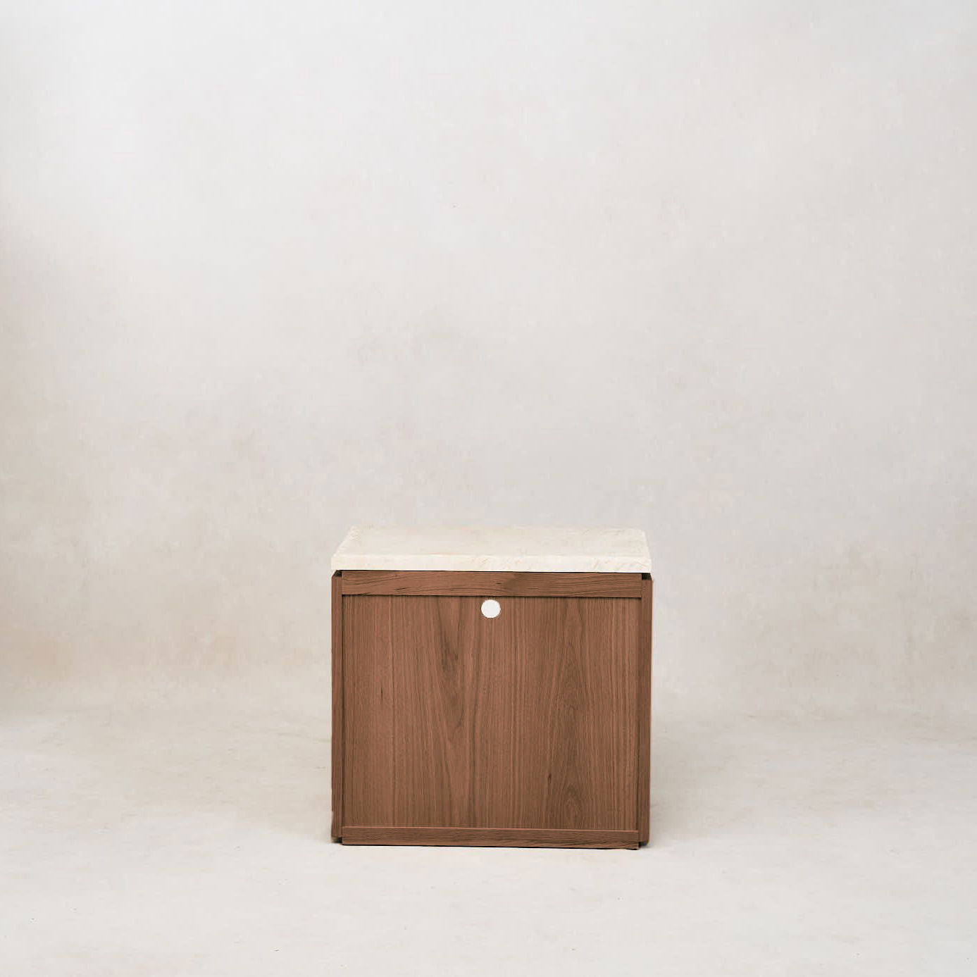 Sofita Marble Nightstand - Mocha