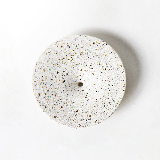 Dimple Wall Hook, Medium | White Terrazzo - Arte House