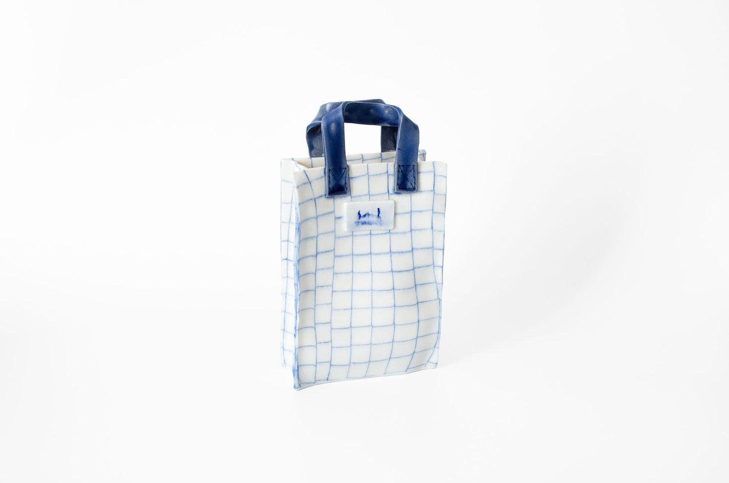 Nerikomi Handbag-Shaped Vase