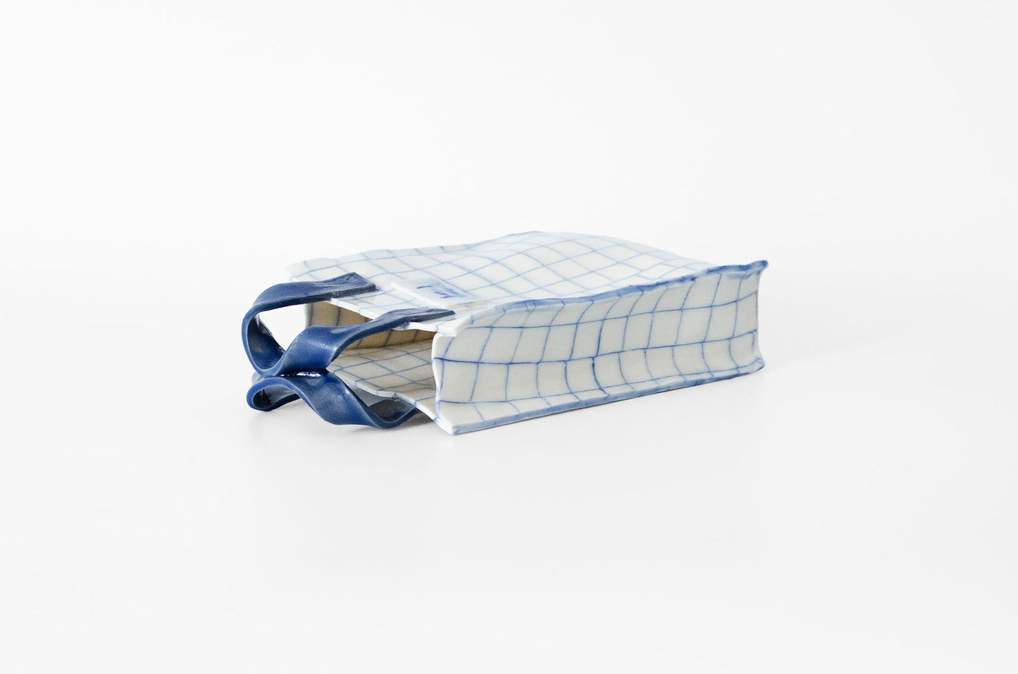 Nerikomi Handbag-Shaped Vase