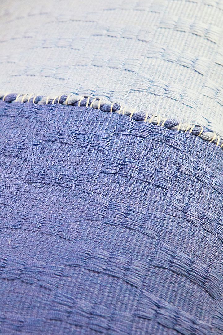 Antigua Pillow - Periwinkle Colorblocked