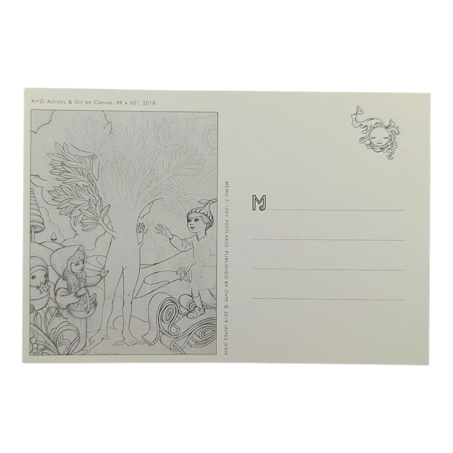 James Jean "A + D" Postcard
