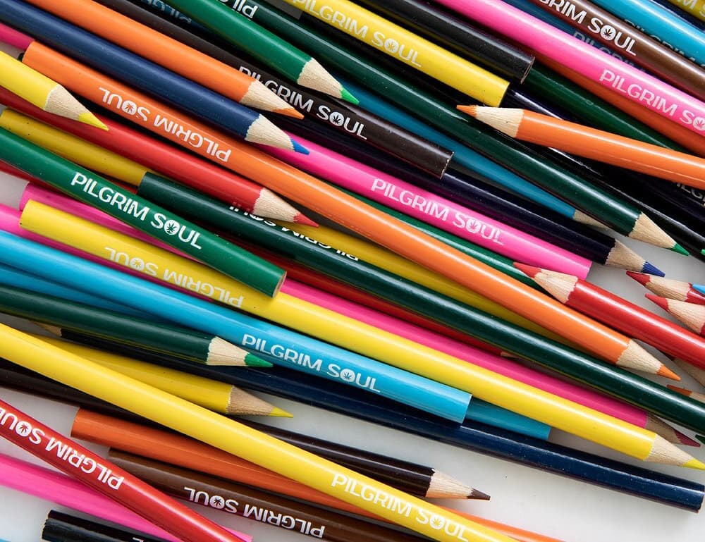 Adult Coloring Book Bundle w/ Pencils (Vol 1 + Vol 2 + Pencils)