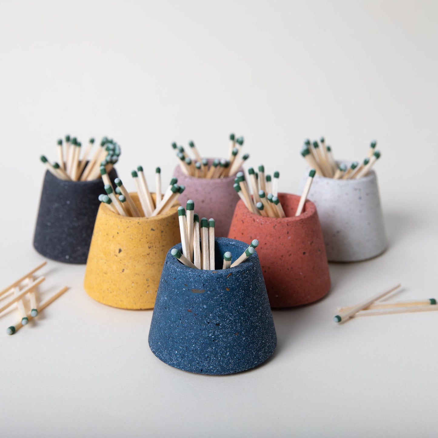 Matchstick Holder | Coral Terrazzo