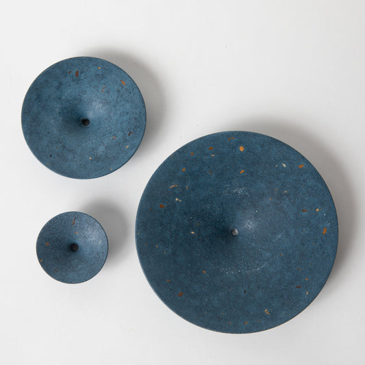 Dimple Wall Hook, Medium | Cobalt Terrazzo - Arte House
