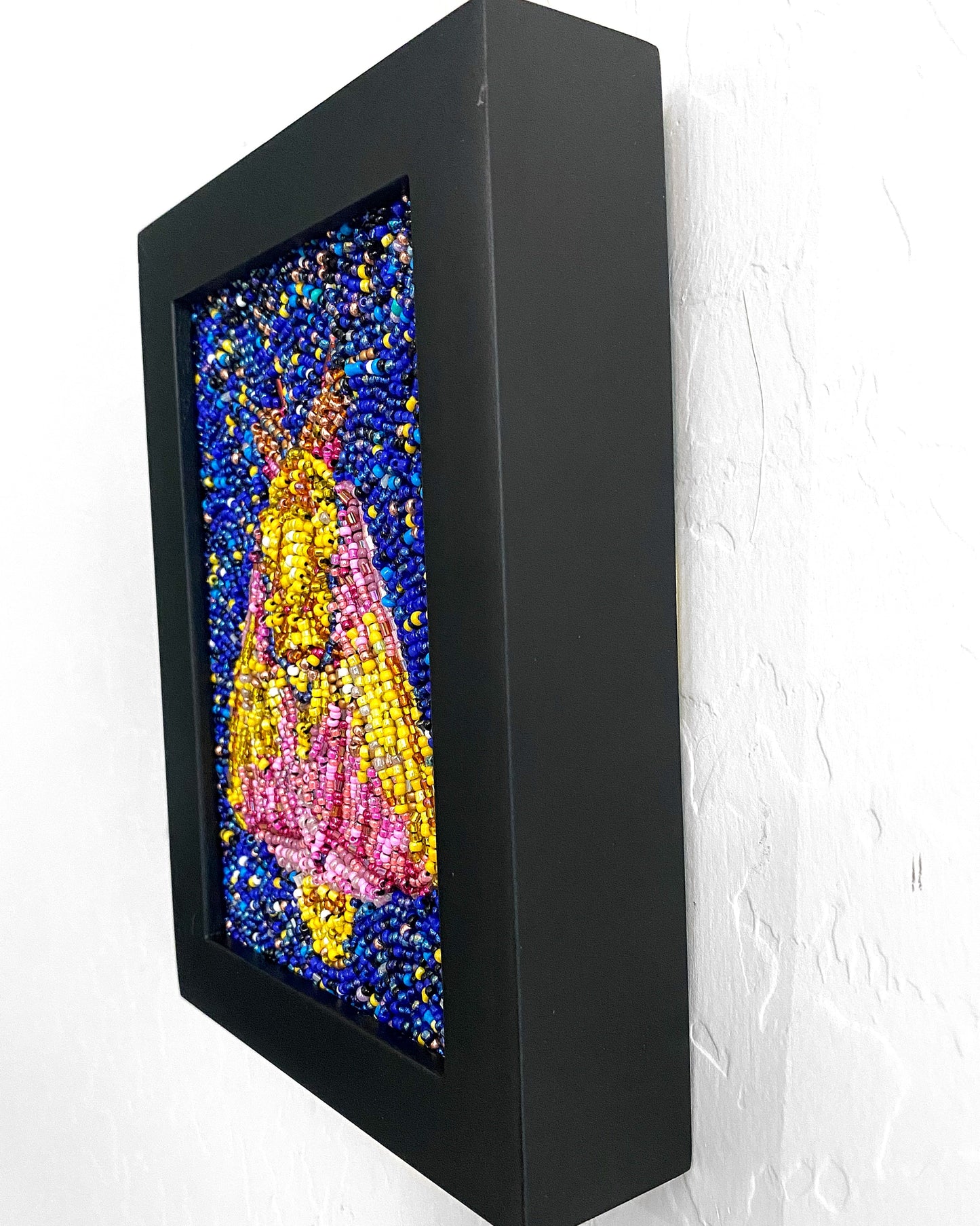 Strawberry Moth ( Fully Beaded Artwork )