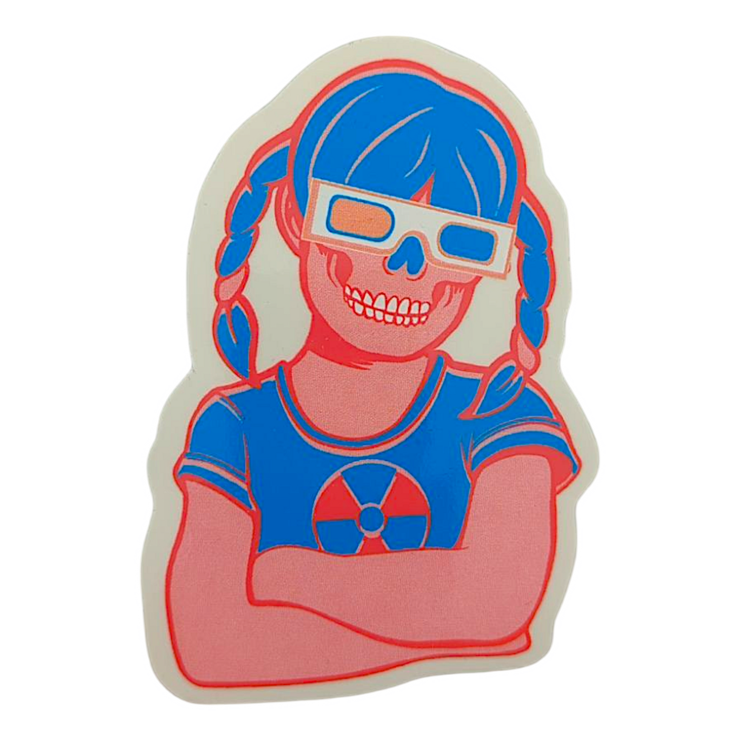 Zoltron Sue Nami (3D Glasses) Sticker