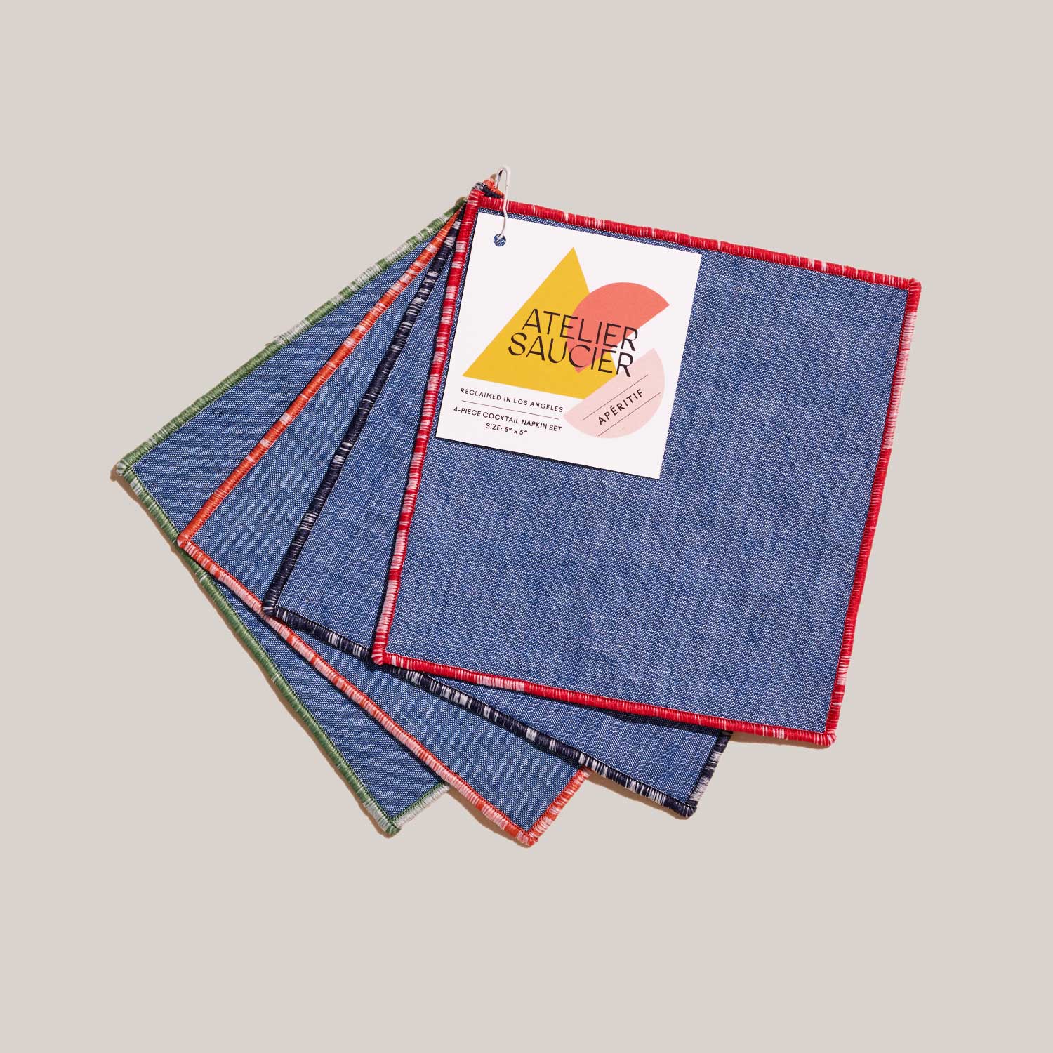 Beach Ball Cocktail Napkins | Set of 4