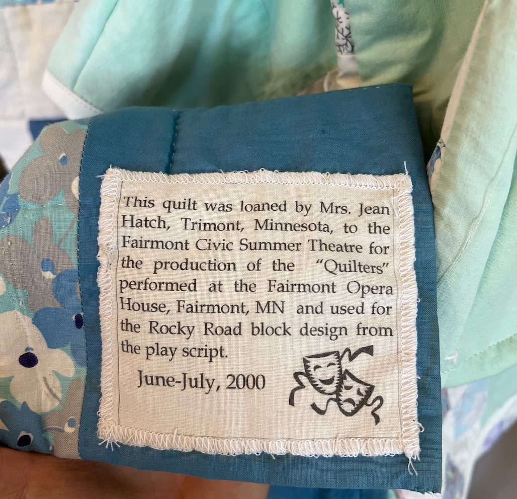 Quilt Coat - Rocky Road, Quilters 1984