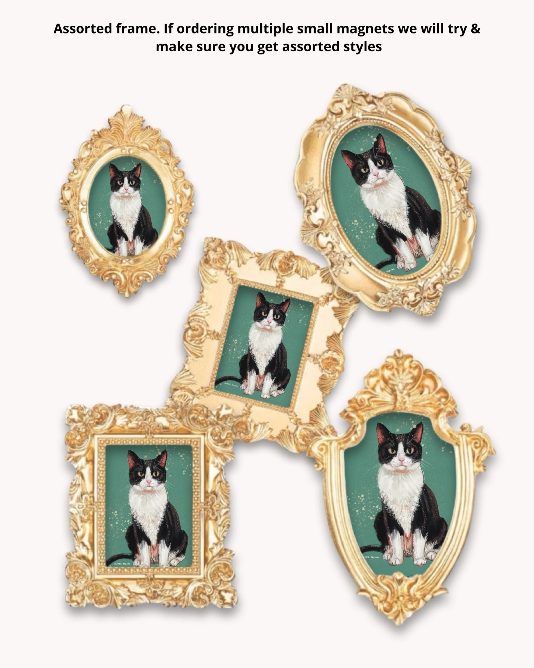Tux Cat House Framed Magnet ( Small ) - Arte House