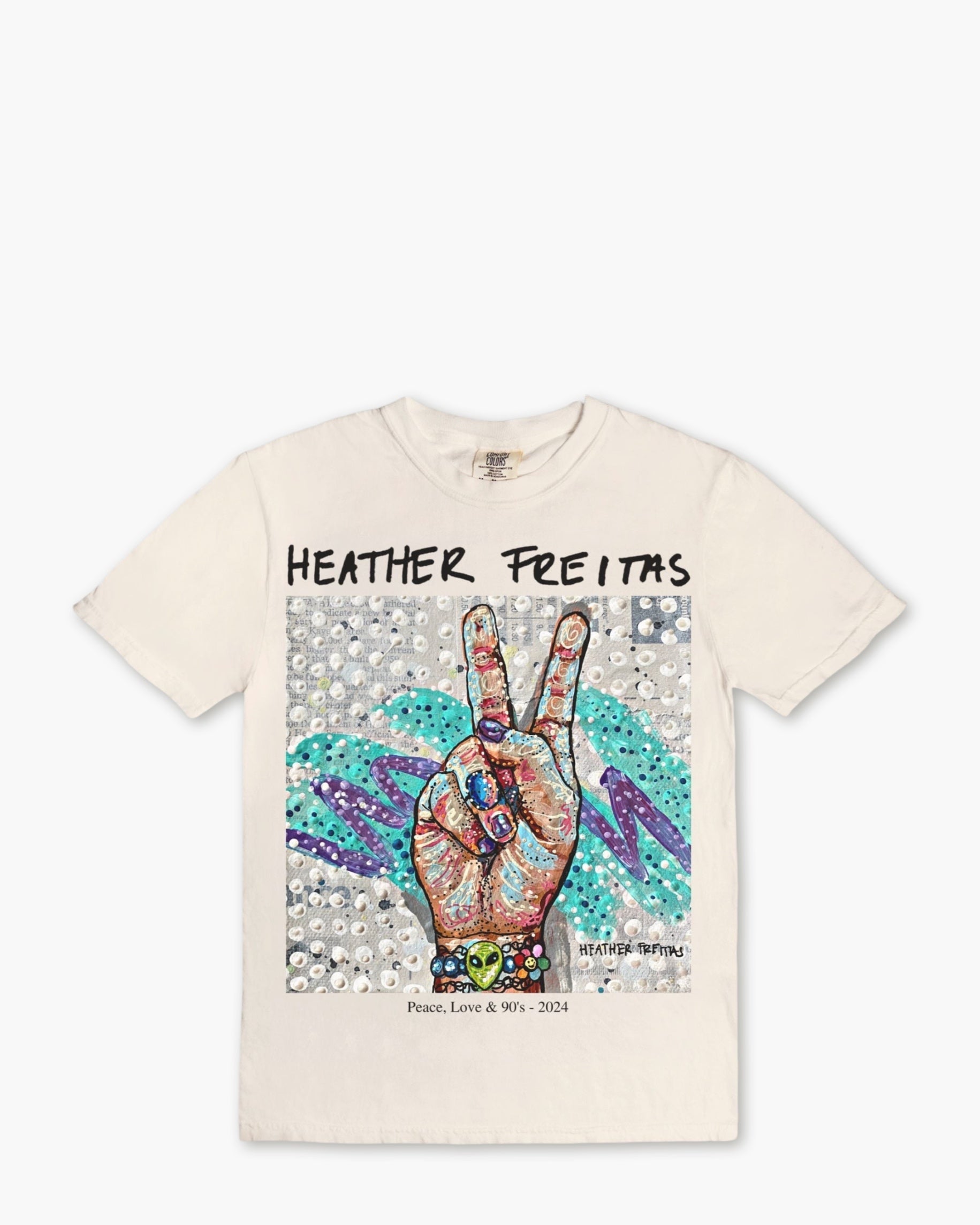 Peace, Love 90's Tee - Arte House