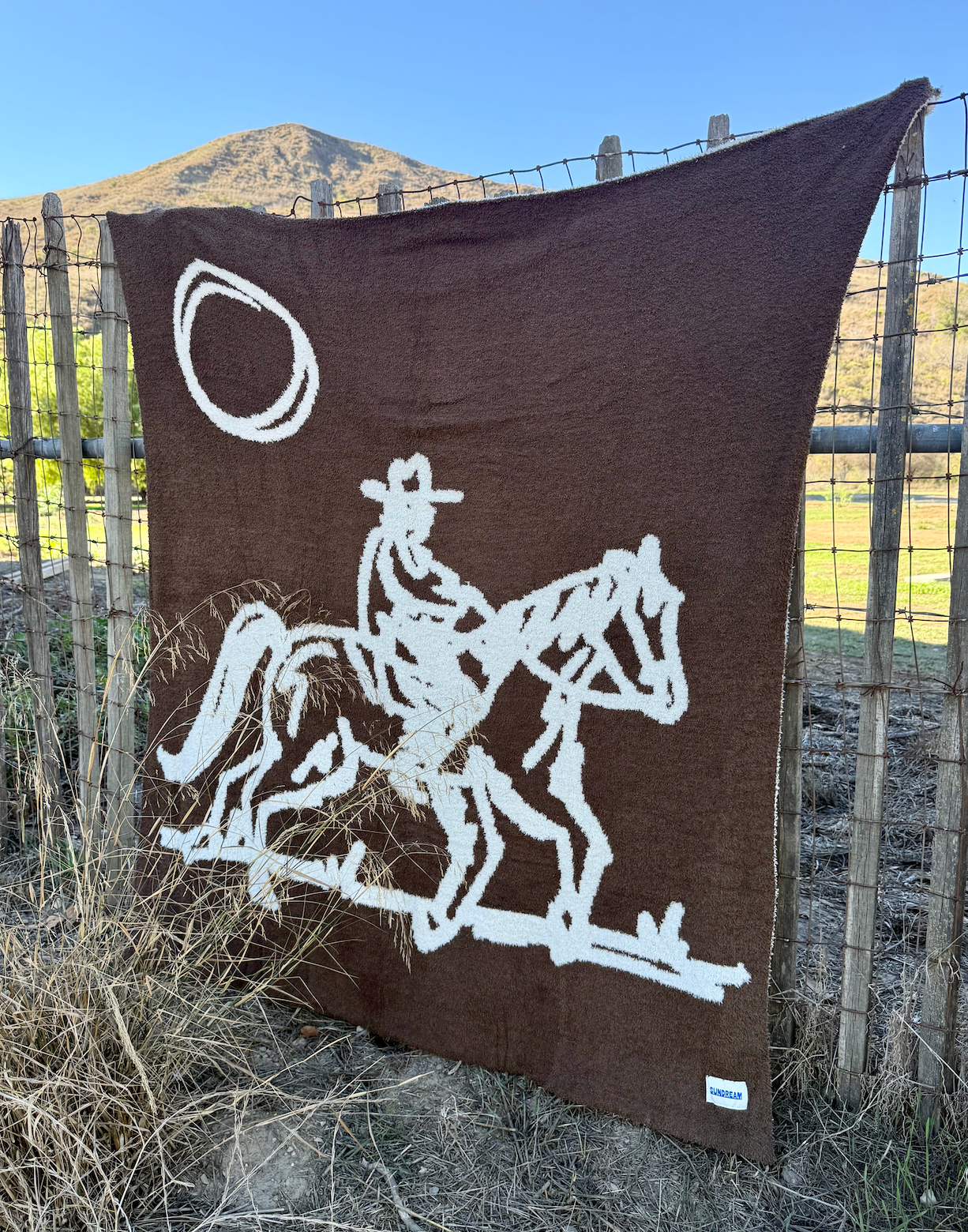 Drifter Plush Throw - Leather Brown