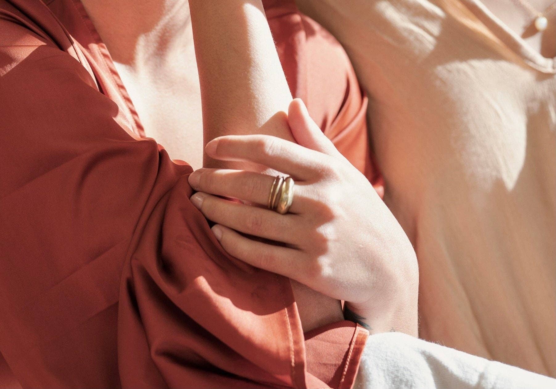 Ojai ring with recycled metals