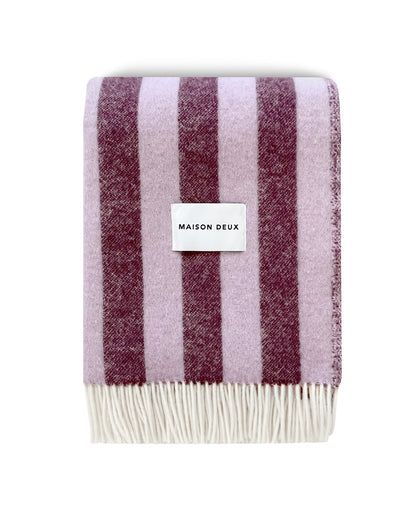 Blanket CANDY WRAP Lilac / Aubergine 4.25 x 6.5 ft