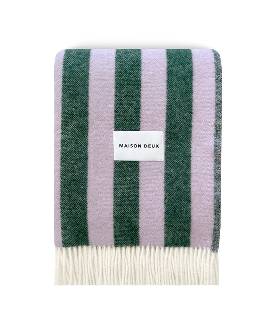 Blanket CANDY WRAP Lilac / Green 4.25 x 6.5 ft