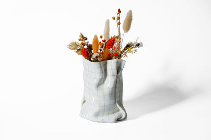 Tall Nerikomi Bag Vase