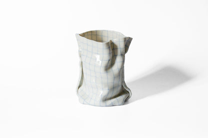 Tall Nerikomi Bag Vase