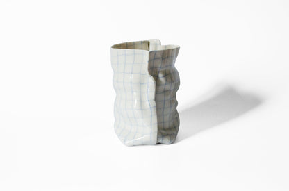Tall Nerikomi Bag Vase