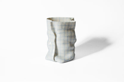 Tall Nerikomi Bag Vase