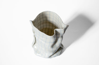 Tall Nerikomi Bag Vase
