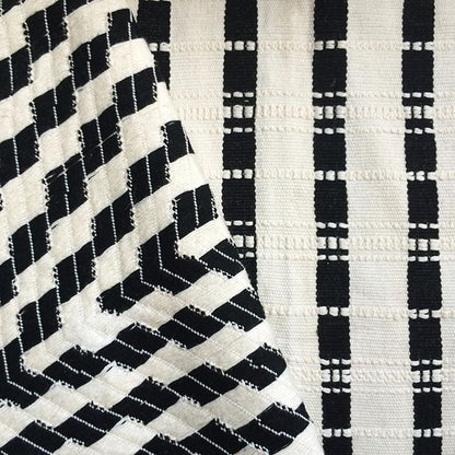 Almolonga Zig Zag Pillow - Black and White