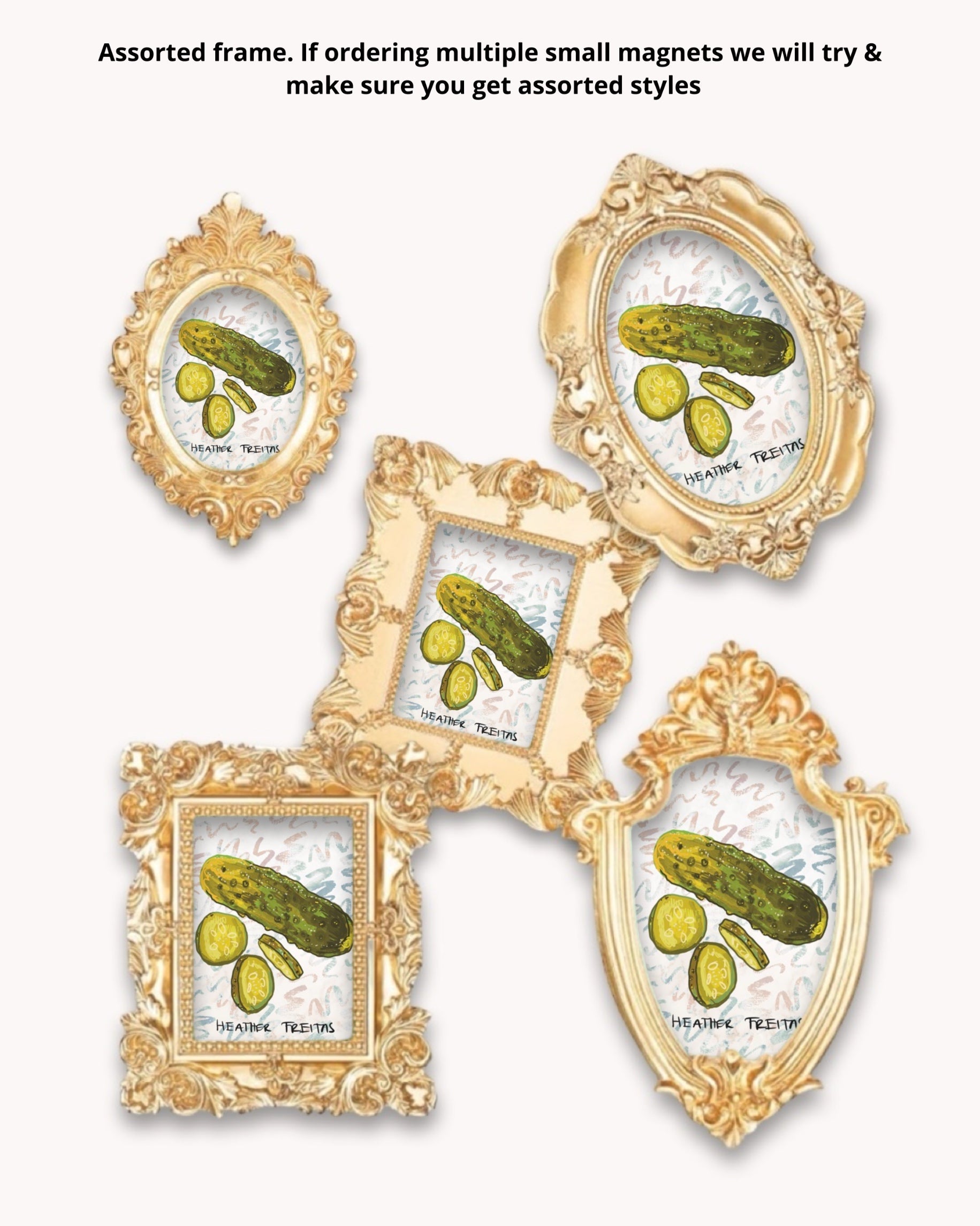 Pickles Framed Magnet ( Small ) - Arte House