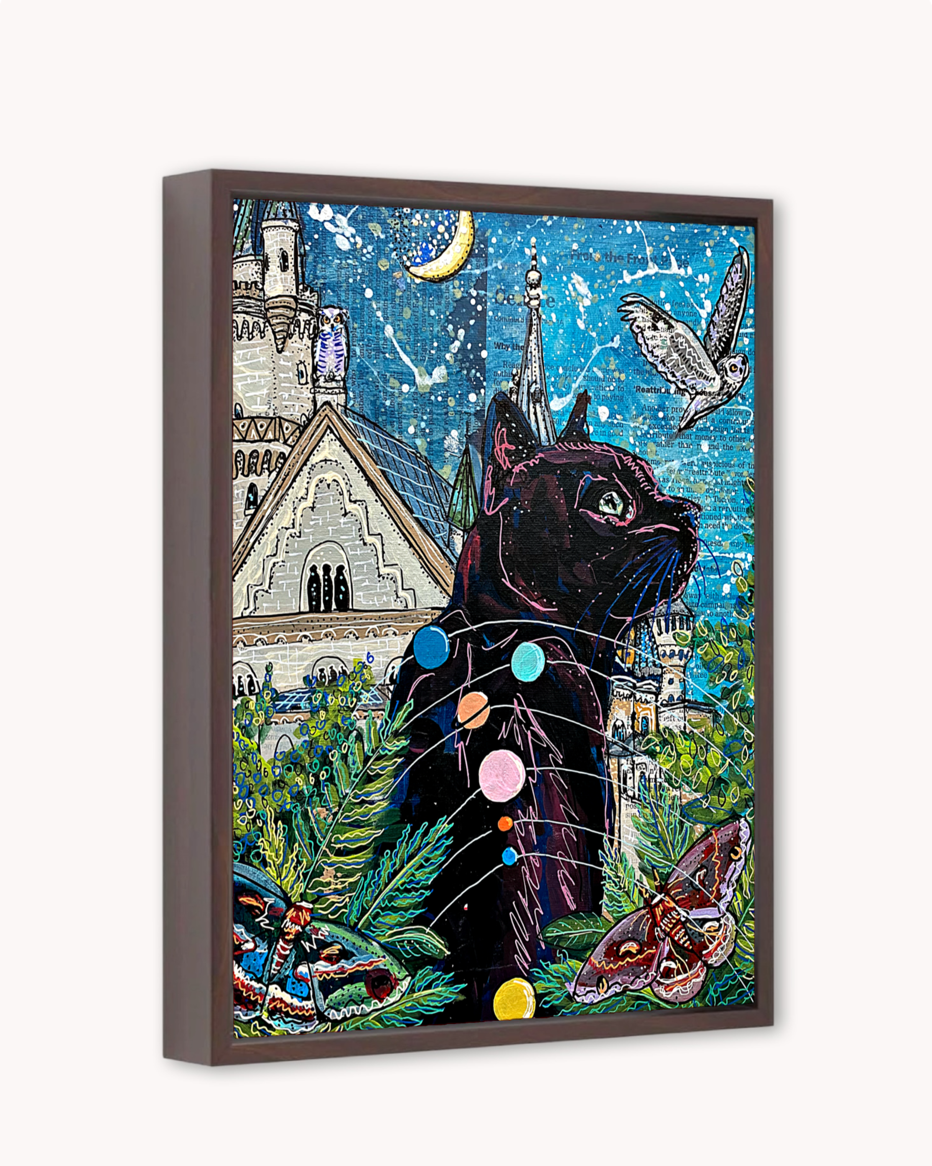 Jupiter Castle Cat Print - Arte House