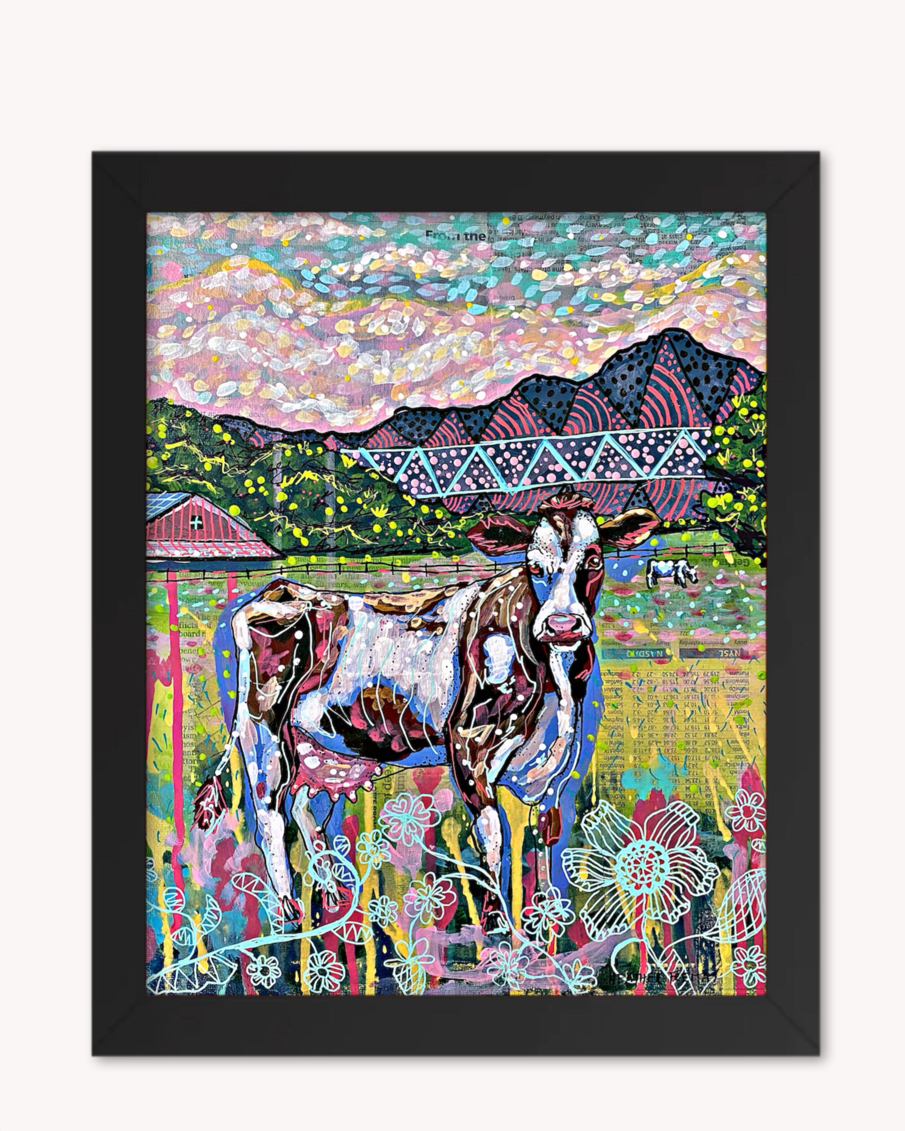 Cows On The Farm Print - Arte House