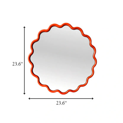 Round Wave Mirror