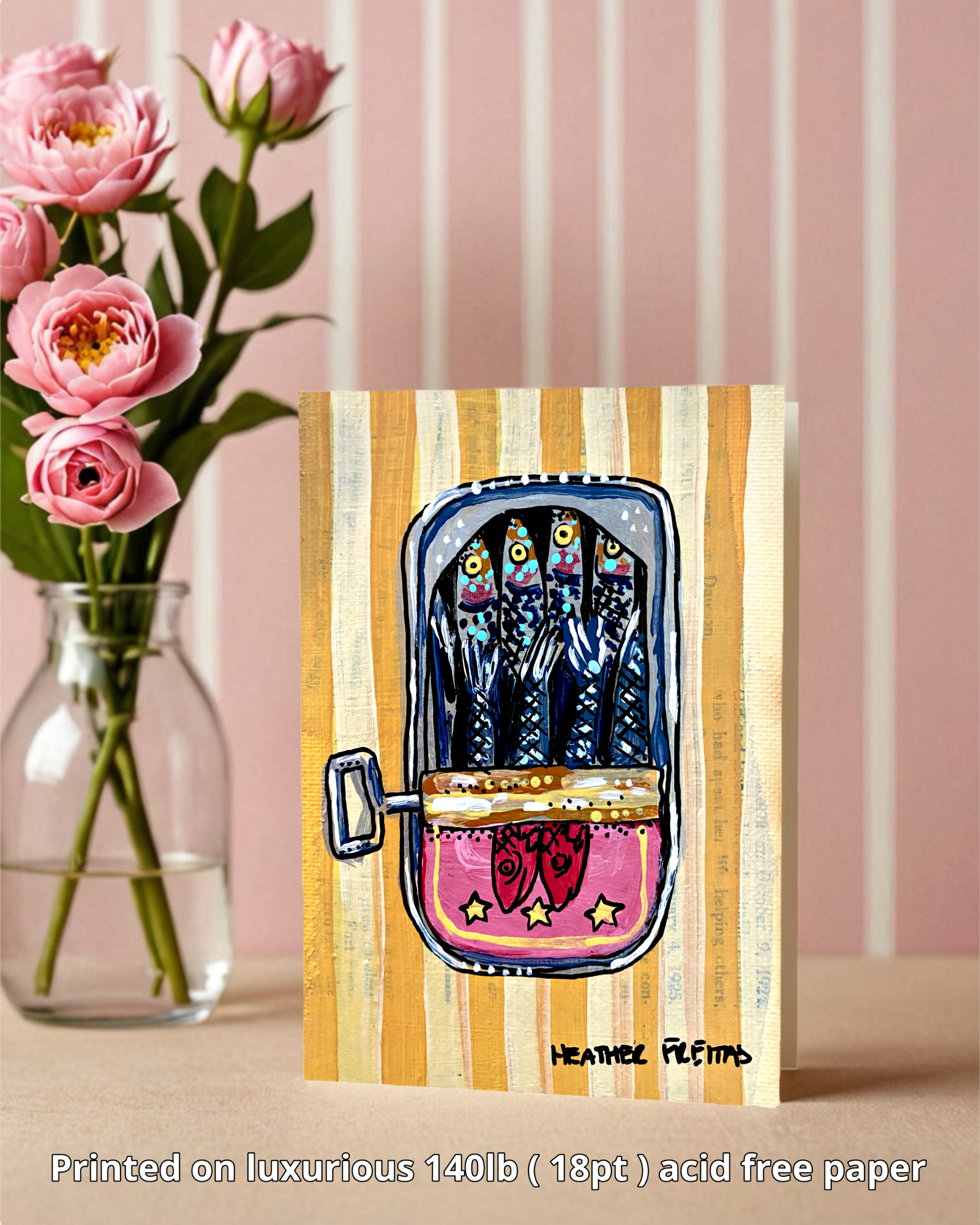 Sardines - Greeting Card / Fine Art Print - Arte House