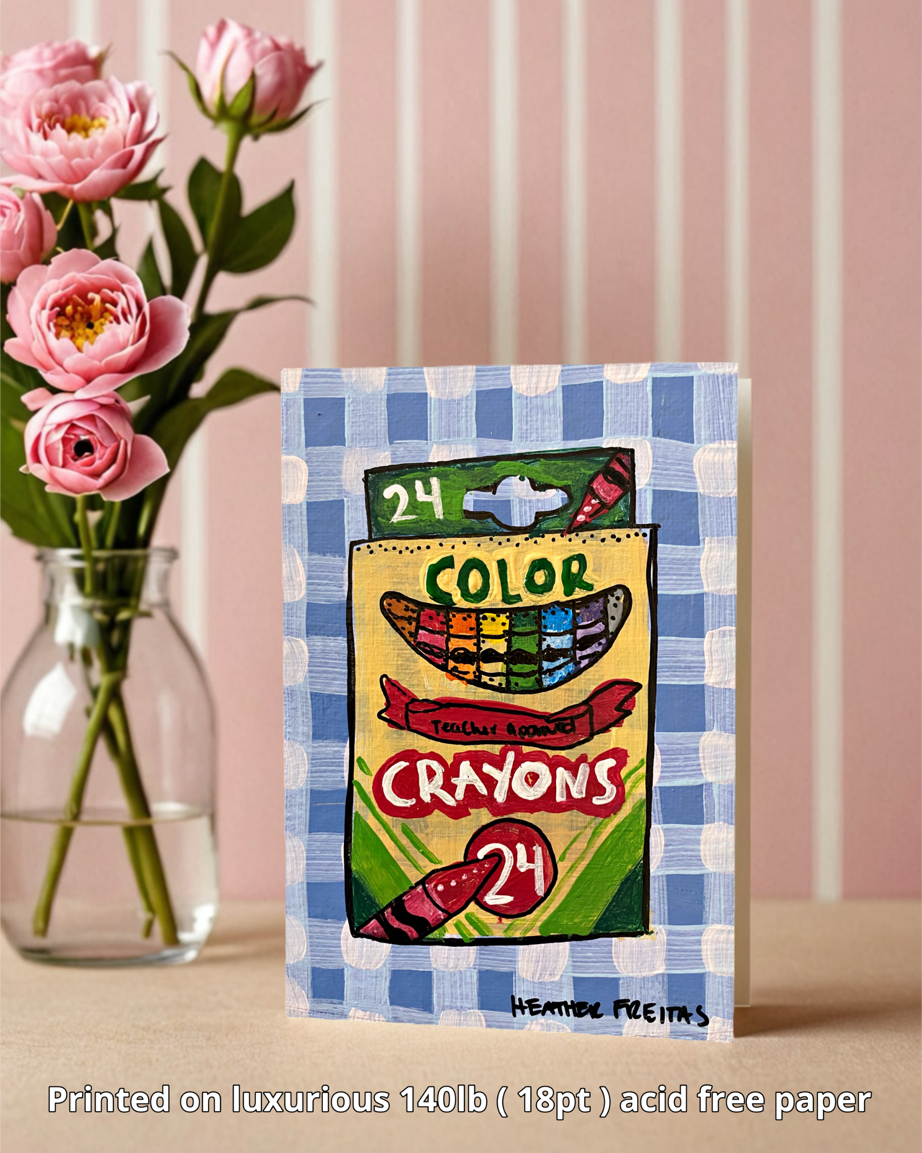 Crayons - Greeting Card / Fine Art Print - Arte House