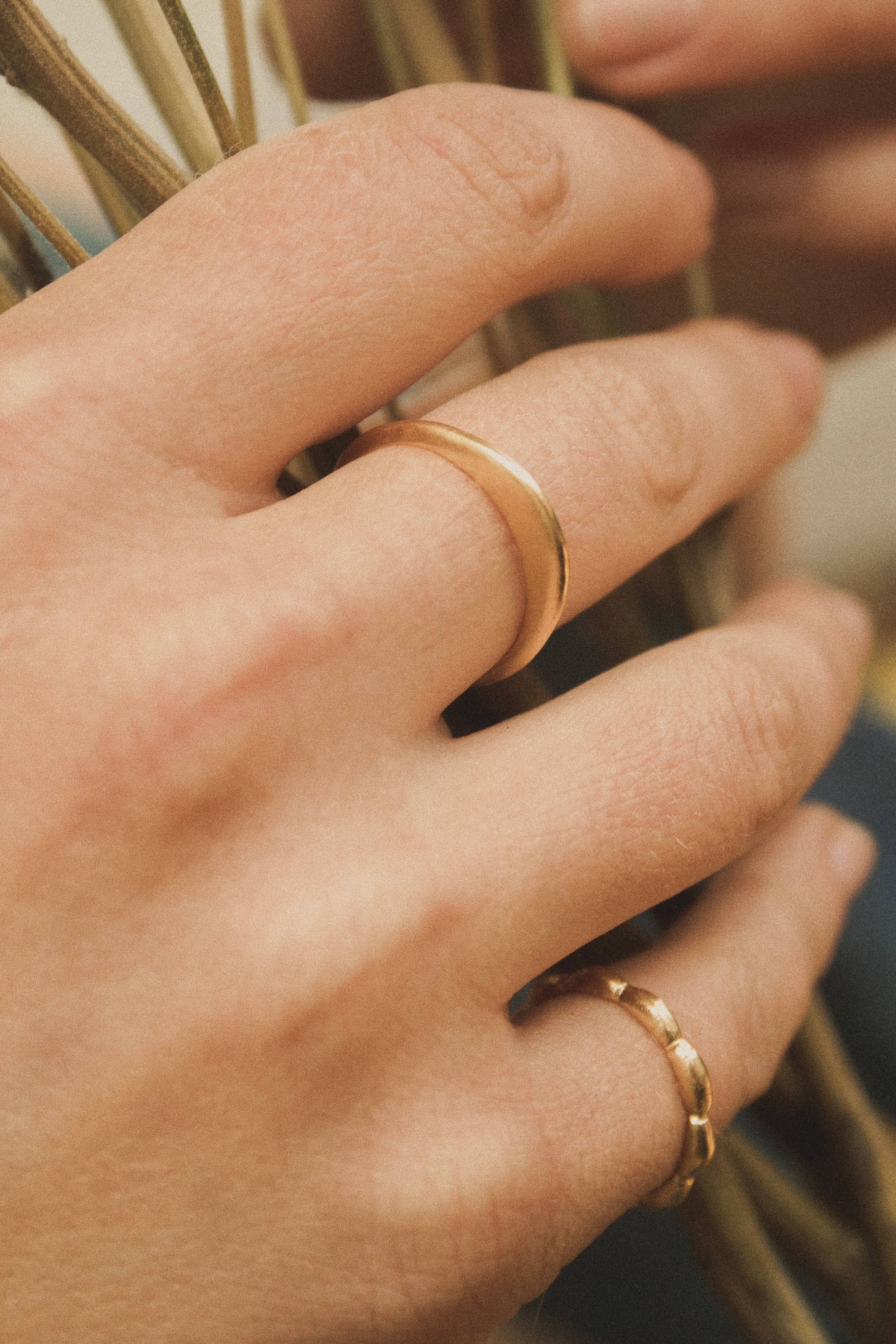 Ojai ring with recycled metals