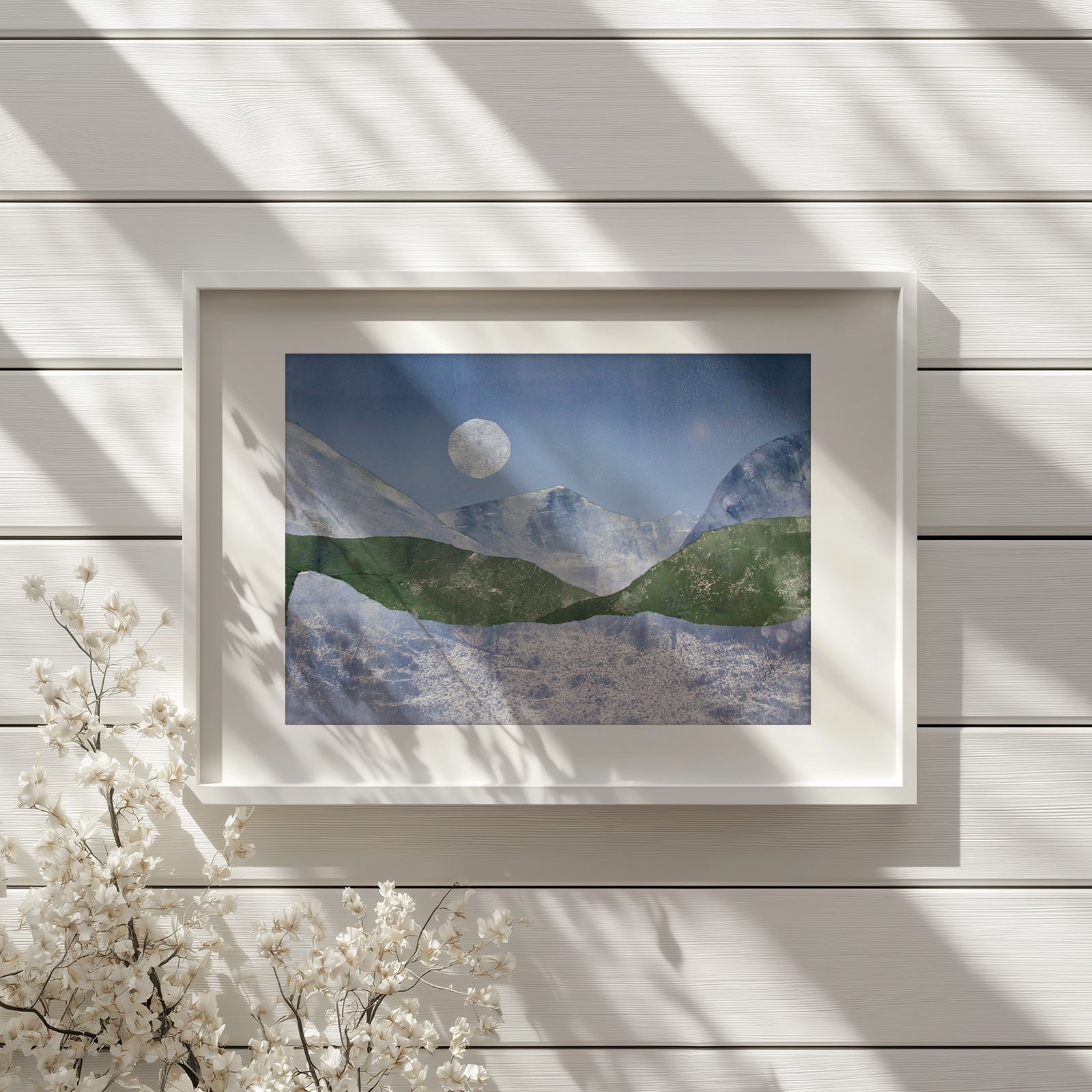 Cold Spring Evening Large Framed Print