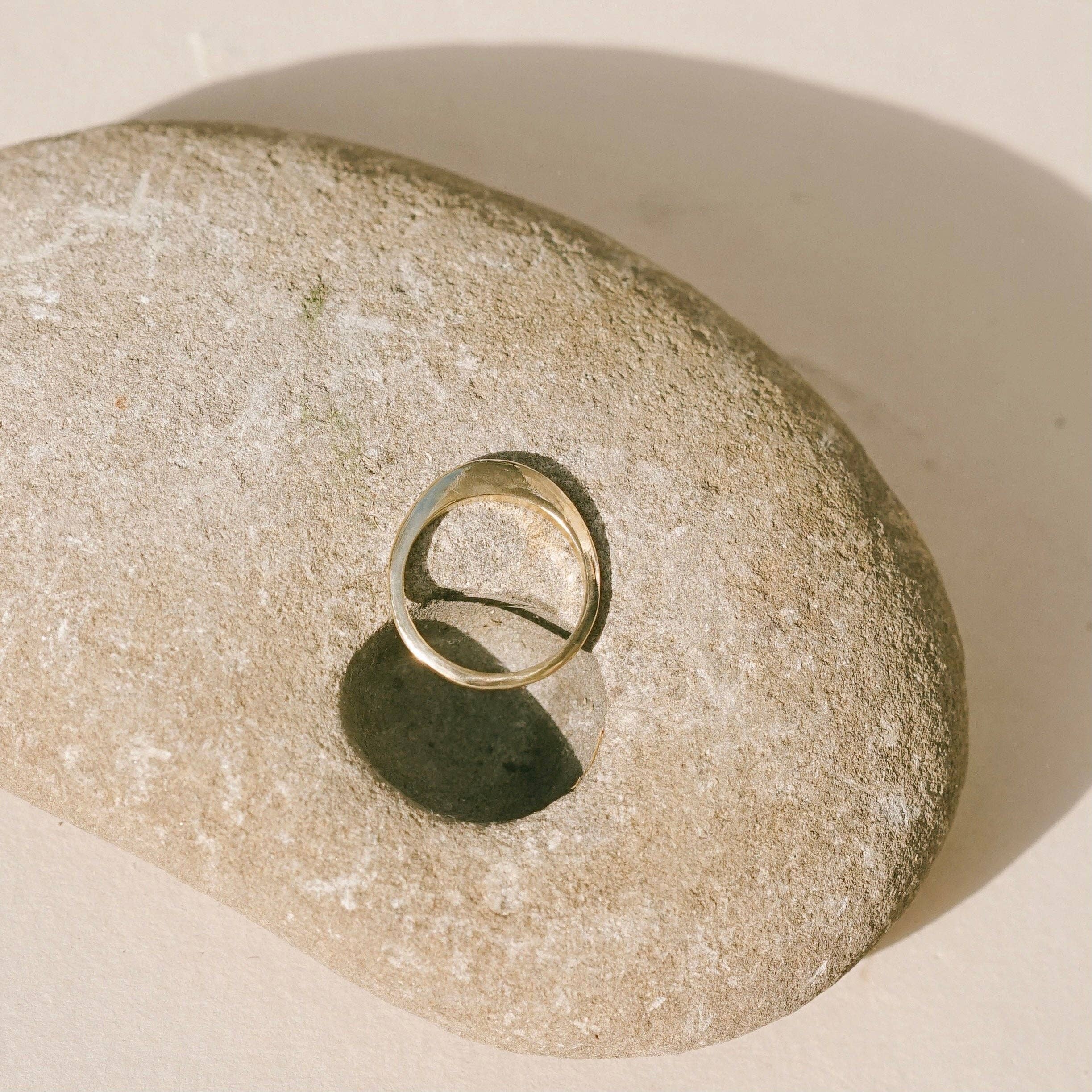 Ojai ring with recycled metals