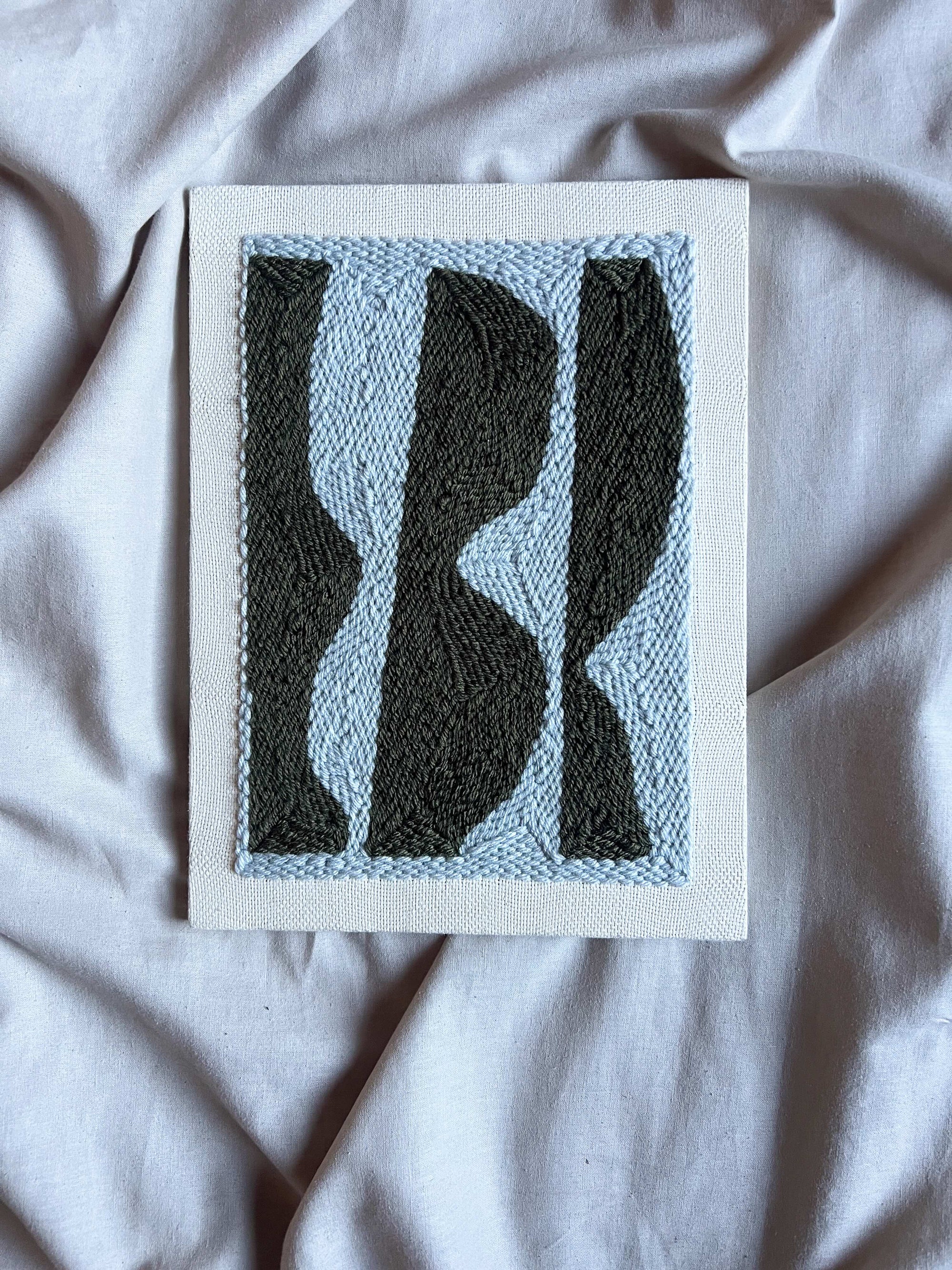 "Pillars" - Beginner Punch Needle Kit - Wall Art