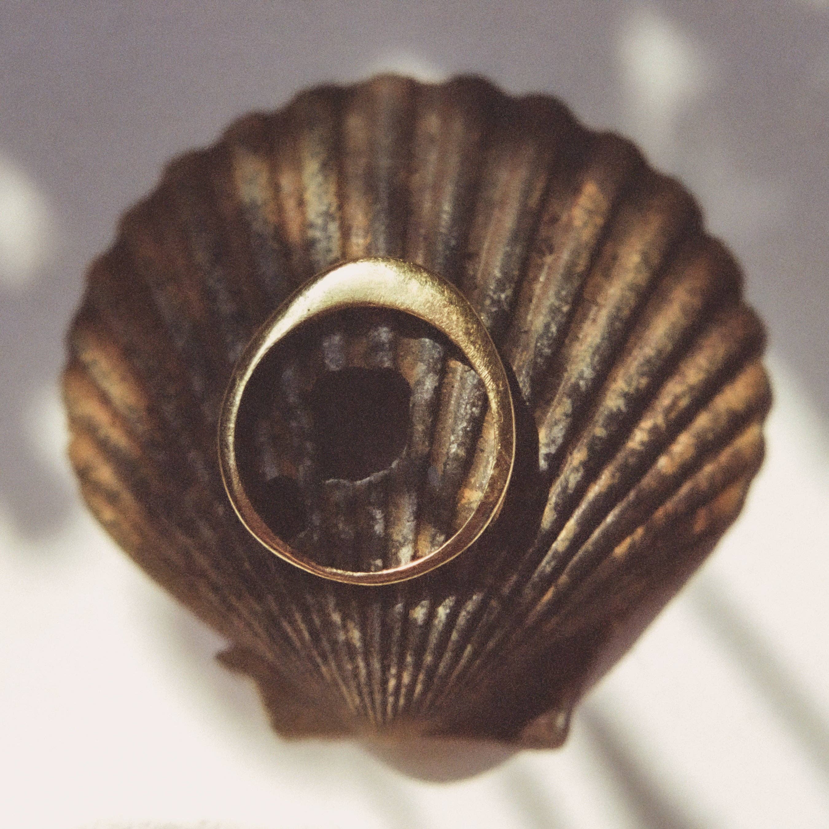 Ojai ring with recycled metals
