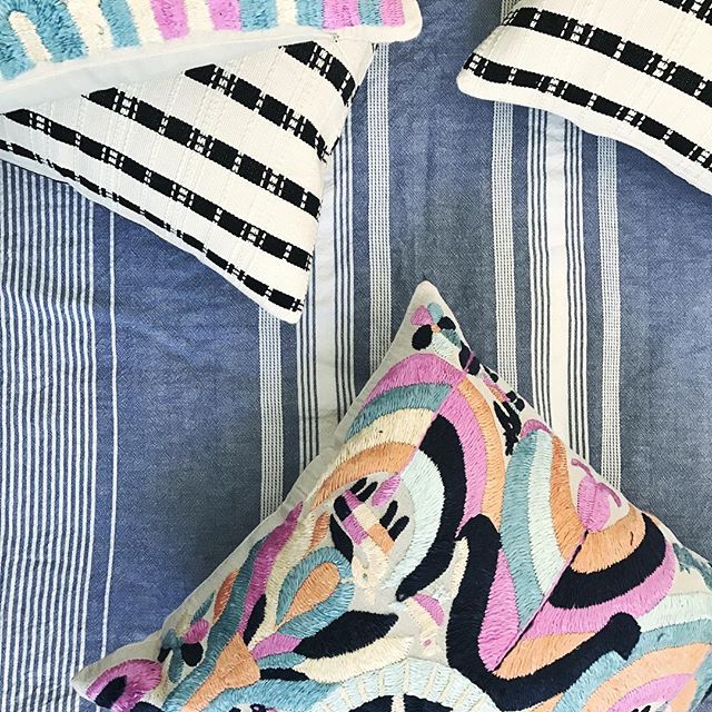 Santiago Grid Pillow - 12" x 20"