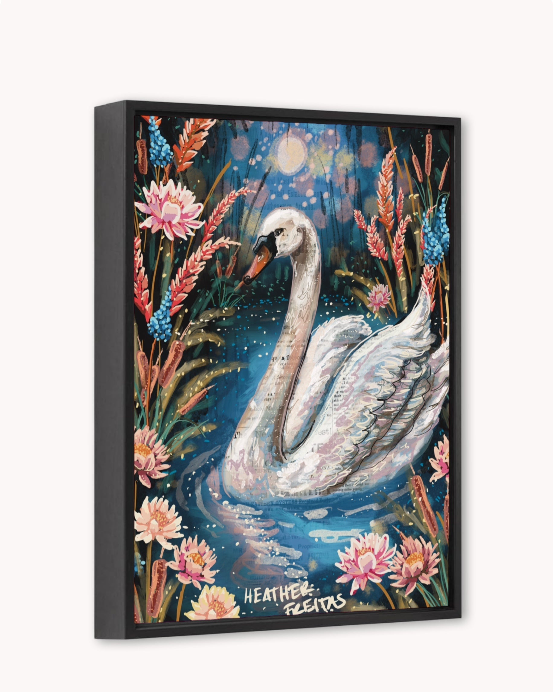 Serenity Swan Print - Arte House